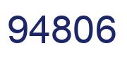 Number 94806 blue image