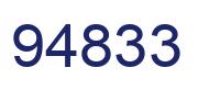 Número 94833 imagen azul