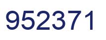 Número 952371 imagen azul