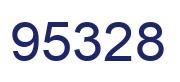 Number 95328 blue image