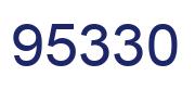 Number 95330 blue image