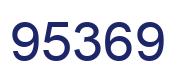 Number 95369 blue image
