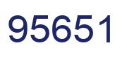 Number 95651 blue image