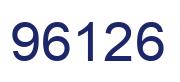 Número 96126 imagen azul