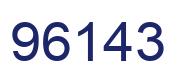 Número 96143 imagen azul