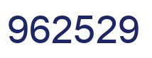 Number 962529 blue image