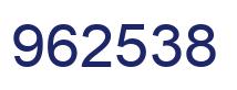 Número 962538 imagen azul