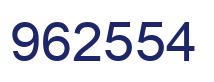 Número 962554 imagen azul