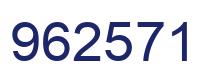 Number 962571 blue image