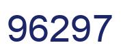 Número 96297 imagen azul