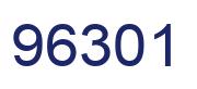 Número 96301 imagen azul