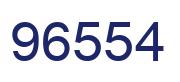 Number 96554 blue image