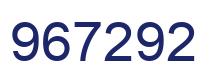 Número 967292 imagen azul
