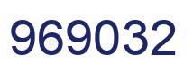 Number 969032 blue image