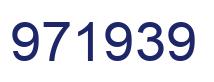 Number 971939 blue image