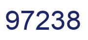 Number 97238 blue image
