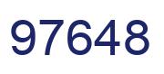 Número 97648 imagen azul