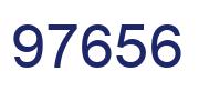 Número 97656 imagen azul