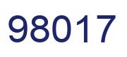 Number 98017 blue image
