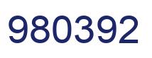 Number 980392 blue image