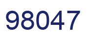 Number 98047 blue image