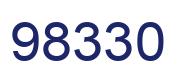 Number 98330 blue image