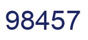 Número 98457 imagen azul