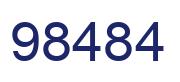 Número 98484 imagen azul