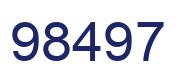 Número 98497 imagen azul