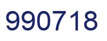 Número 990718 imagen azul