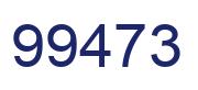 Number 99473 blue image