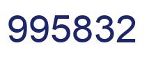 Number 995832 blue image