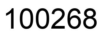 Número 100268 imagen negro