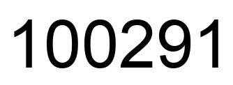 Número 100291 imagen negro