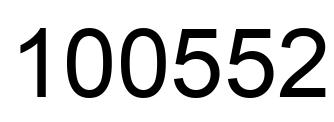Número 100552 imagen negro