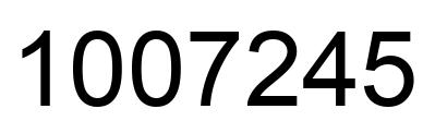 Número 1007245 imagen negro