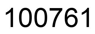 Número 100761 imagen negro