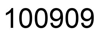 Número 100909 imagen negro