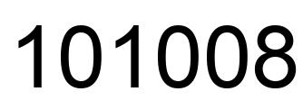 Número 101008 imagen negro