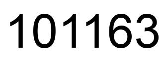 Número 101163 imagen negro