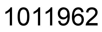 Número 1011962 imagen negro