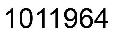 Número 1011964 imagen negro