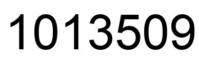 Número 1013509 imagen negro