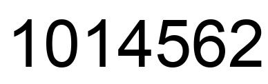 Número 1014562 imagen negro