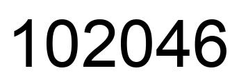 Número 102046 imagen negro