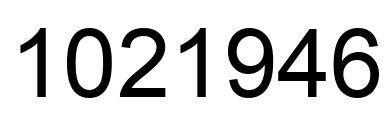 Número 1021946 imagen negro