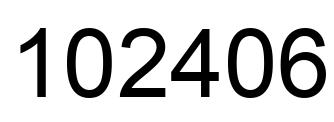 Número 102406 imagen negro