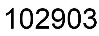 Número 102903 imagen negro