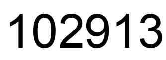 Número 102913 imagen negro
