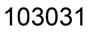 Número 103031 imagen negro